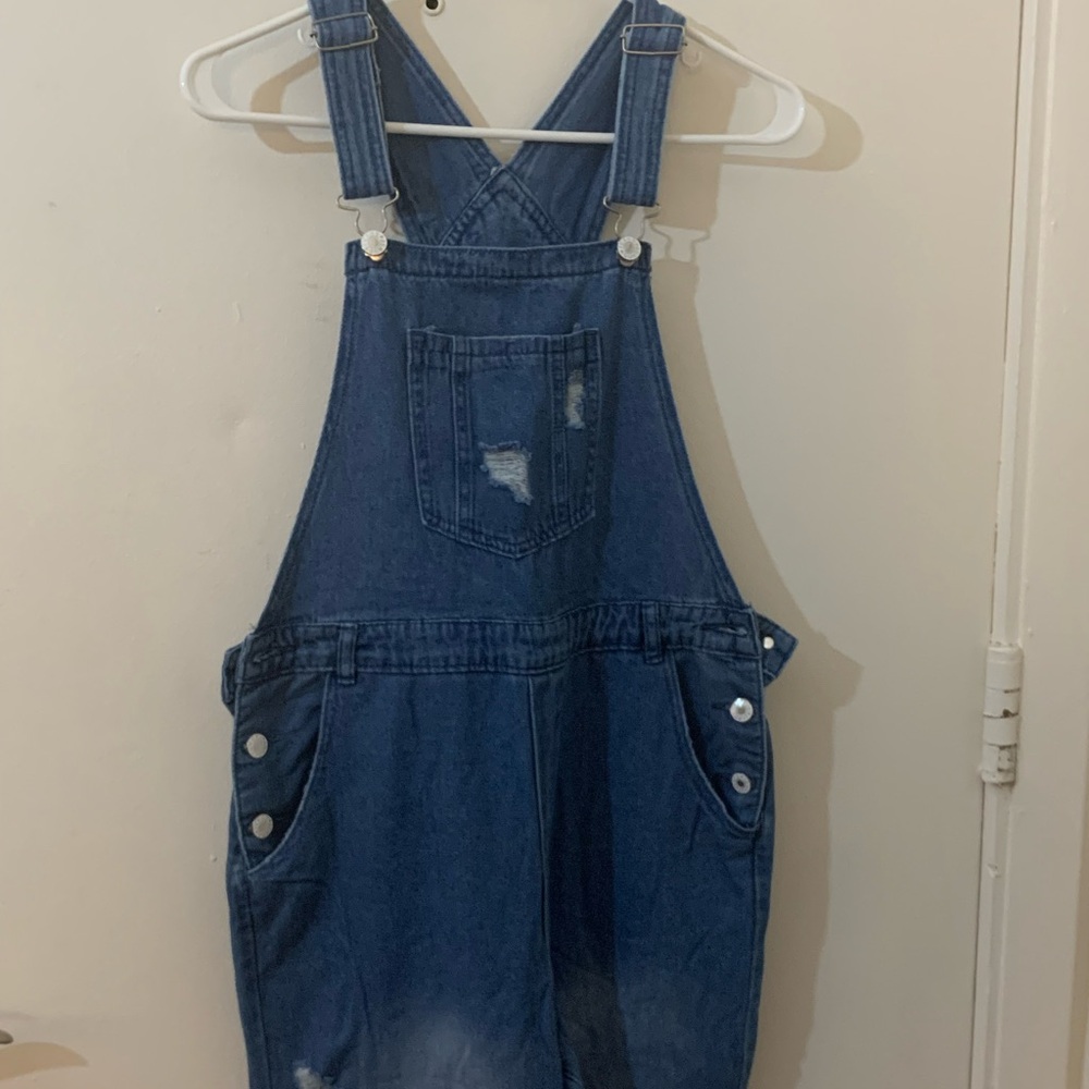 Women’s Blue Denim Overalls Size Small 
NWOT